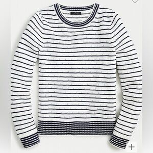 Blue and white stripes JCREW sweater